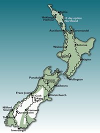 22 Day Twin Island GPS Tour - Christchurch/Christchurch