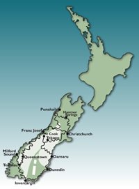 12 Day South Island GPS Tour